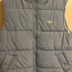 Adidas Sky Blue Quilted Vest